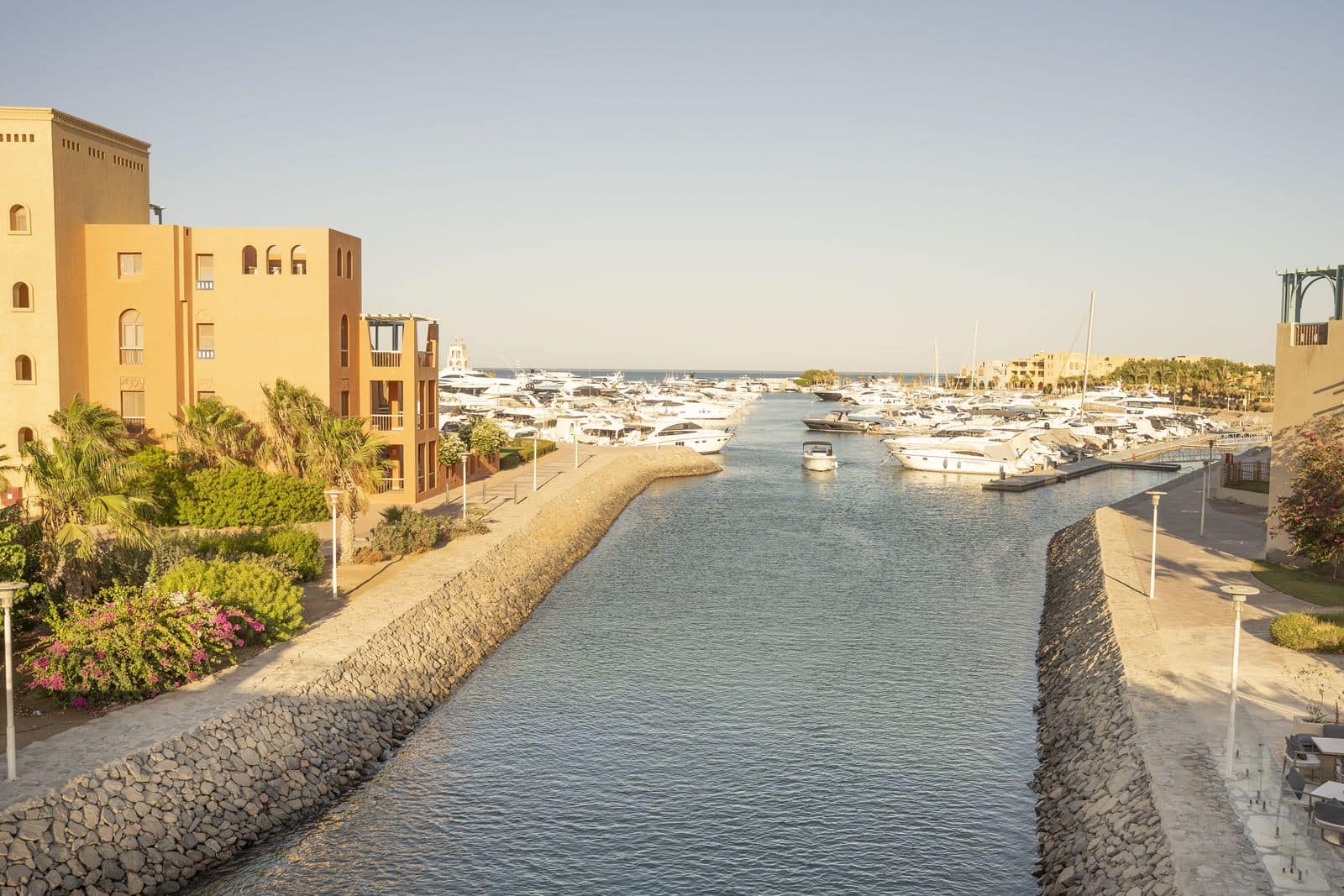 Canal homes in El Gouna
