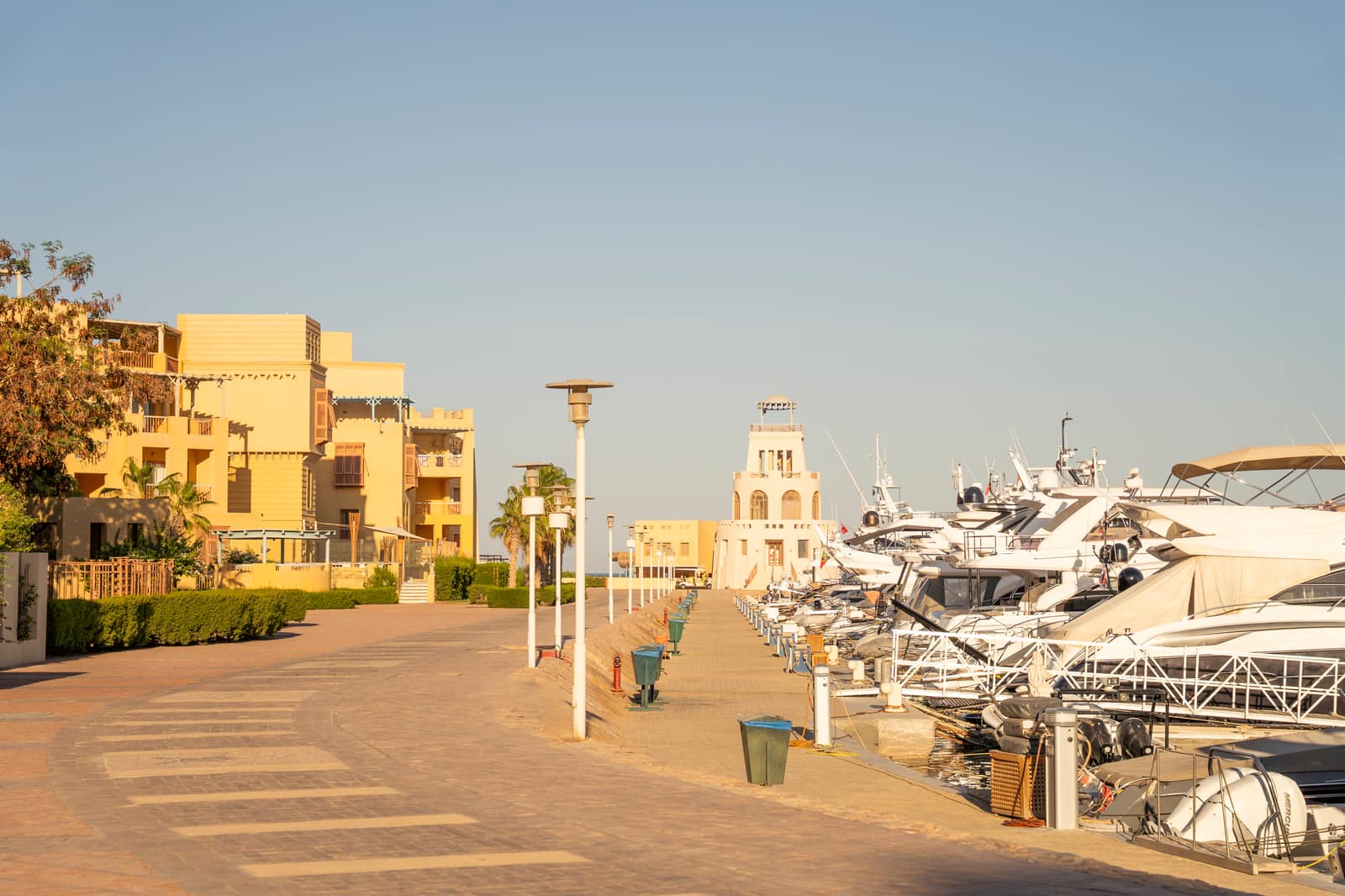 A Table on the Marina in El Gouna
